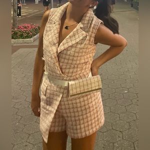 VENUS Tweed Romper, Size 6